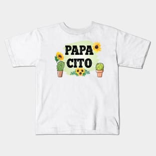 Papa Cito, PapaCito, Cinco De Mayo, Fiesta de cinco de mayo design, Funny Cinco de Mayo, Cinco de Mayo Party, Cinco de Mayo Gifts, Cinco de Mayo Gift Kids T-Shirt